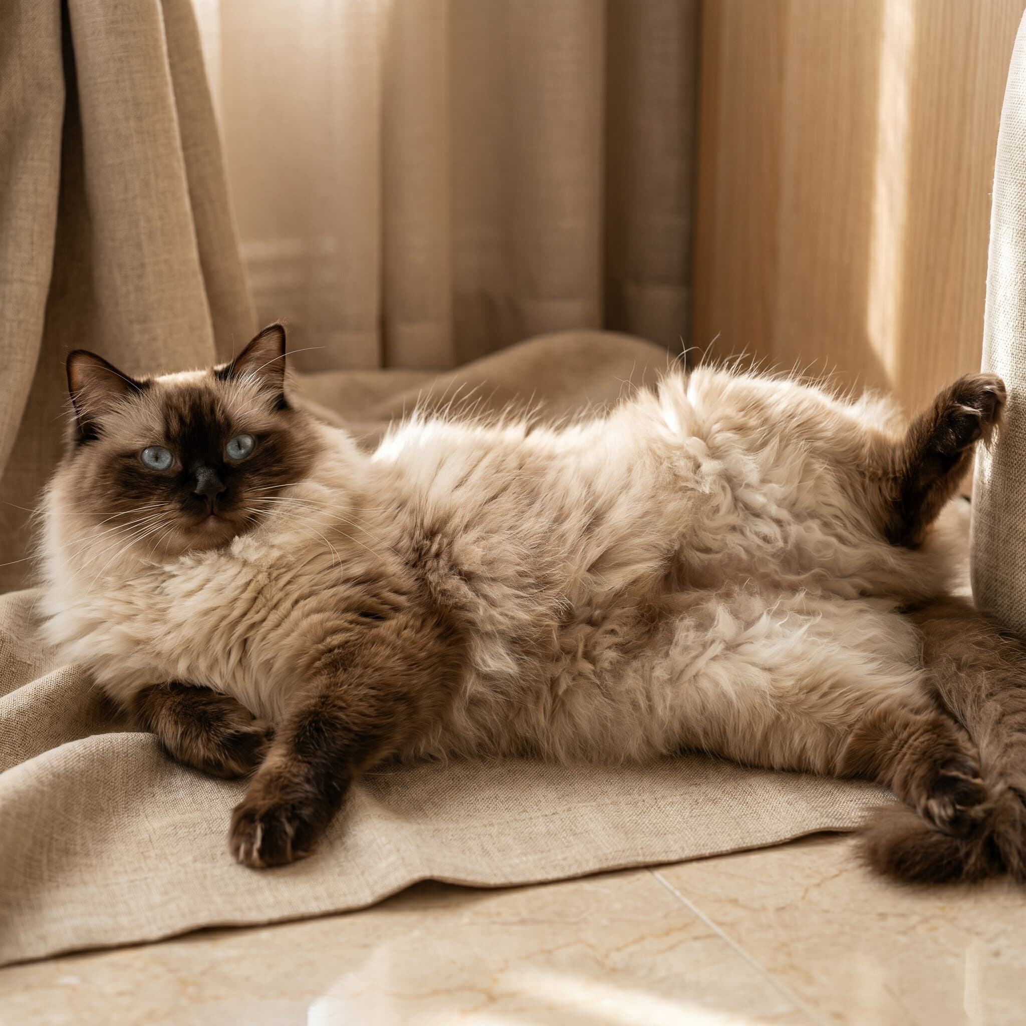 Seal Point Ragdoll cat — MoonLight Ragdolls Queens NY